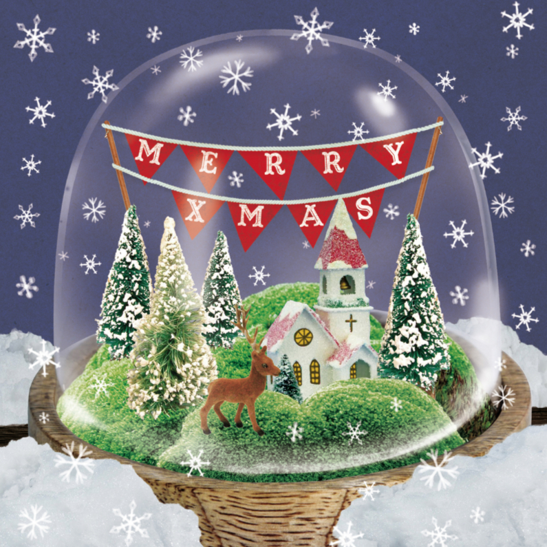 kerstkaart stolp - Kerstkaarten Kerstkaarten - kerstkaart stolp