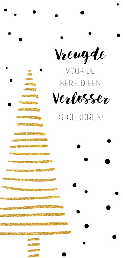Kerstkaart: Vreugde voor de wereld! - Kerstkaarten Kerstkaarten - Kerstkaart: Vreugde voor de wereld!