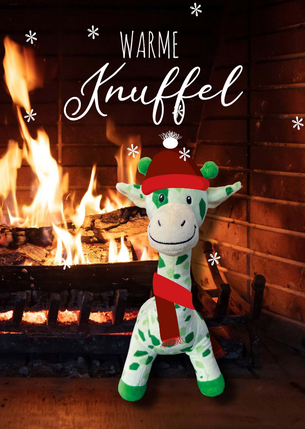 Kerstkaart warme knuffel GHZ - Kerstkaarten Kerstkaarten - Kerstkaart warme knuffel GHZ