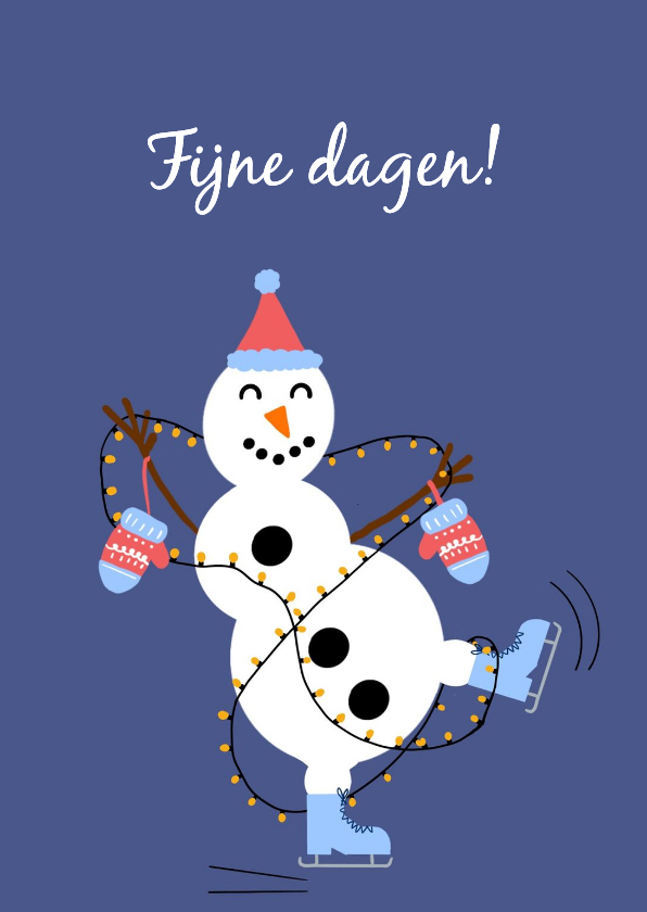 Kerstkaarten - Kerstkaart We wensen jou een vrolijke kerst!