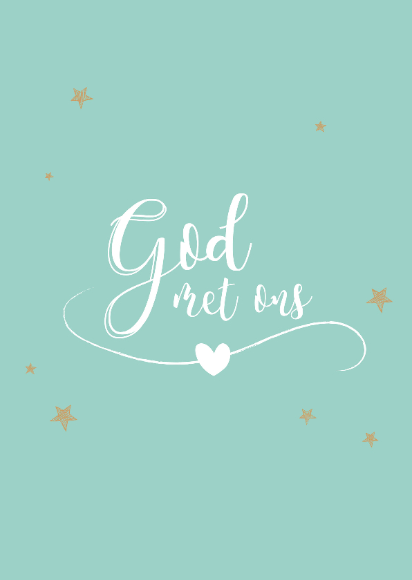 Kerstkaarten Christelijk God met ons - Kerstkaarten Kerstkaarten - Kerstkaarten Christelijk God met ons
