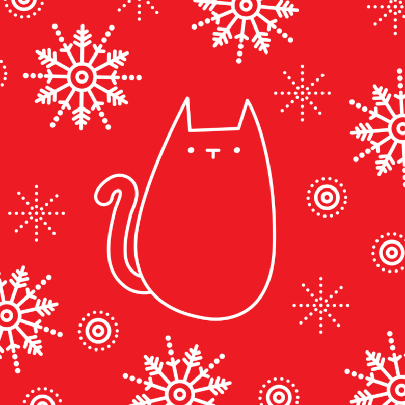 Kerstmis Rode Kat - Kerstkaarten Kerstkaarten - Kerstmis Rode Kat