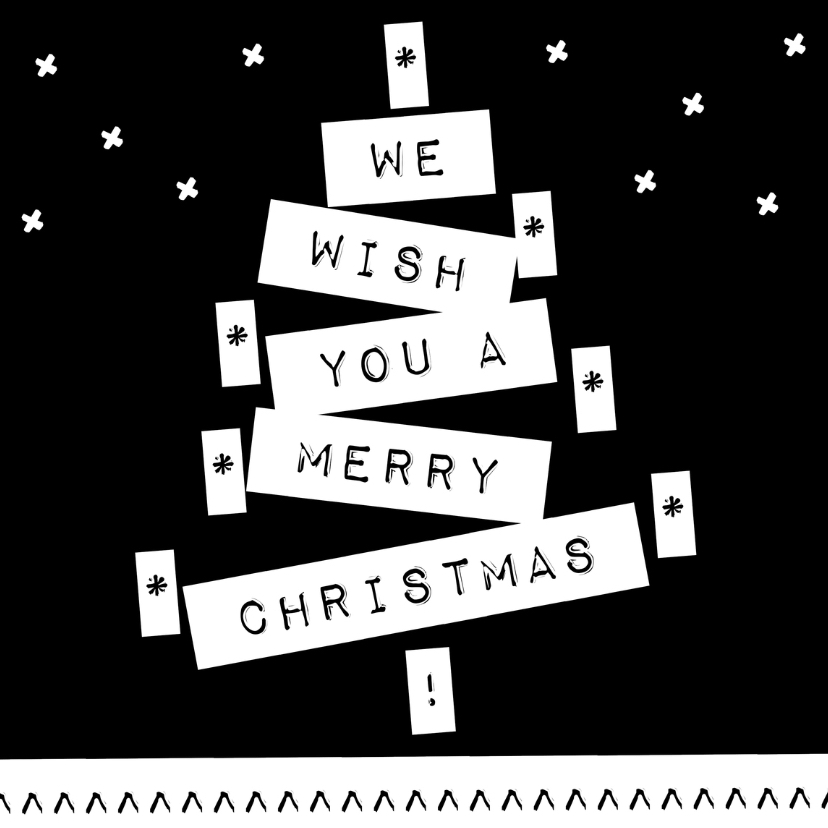 Label kerstboom gezin V - BK - Kerstkaarten Kerstkaarten - Label kerstboom gezin V - BK