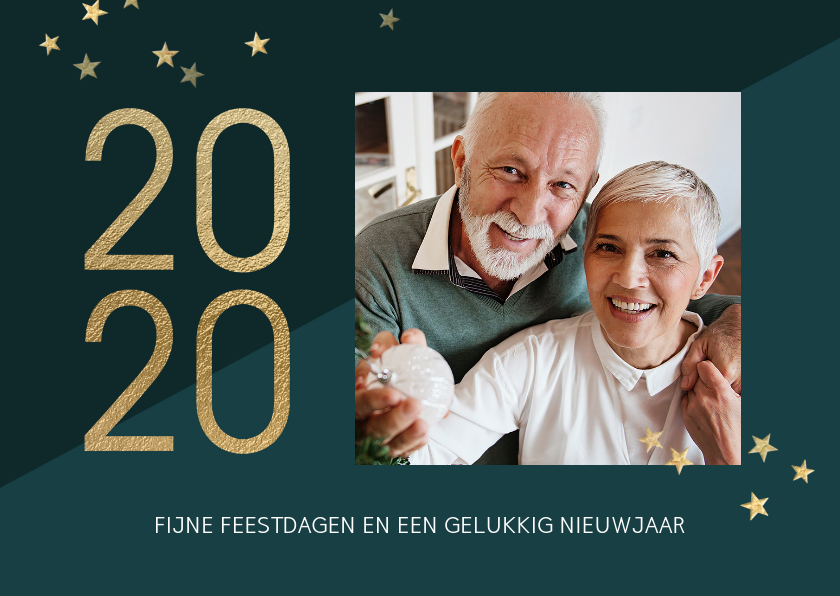Moderne grafische foto kerstkaart 2020 - Kerstkaarten Kerstkaarten - Moderne grafische foto kerstkaart 2020