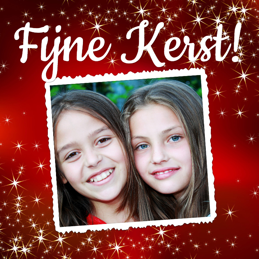 Mooie kerstkaart met grote foto - Kerstkaarten Kerstkaarten - Mooie kerstkaart met grote foto