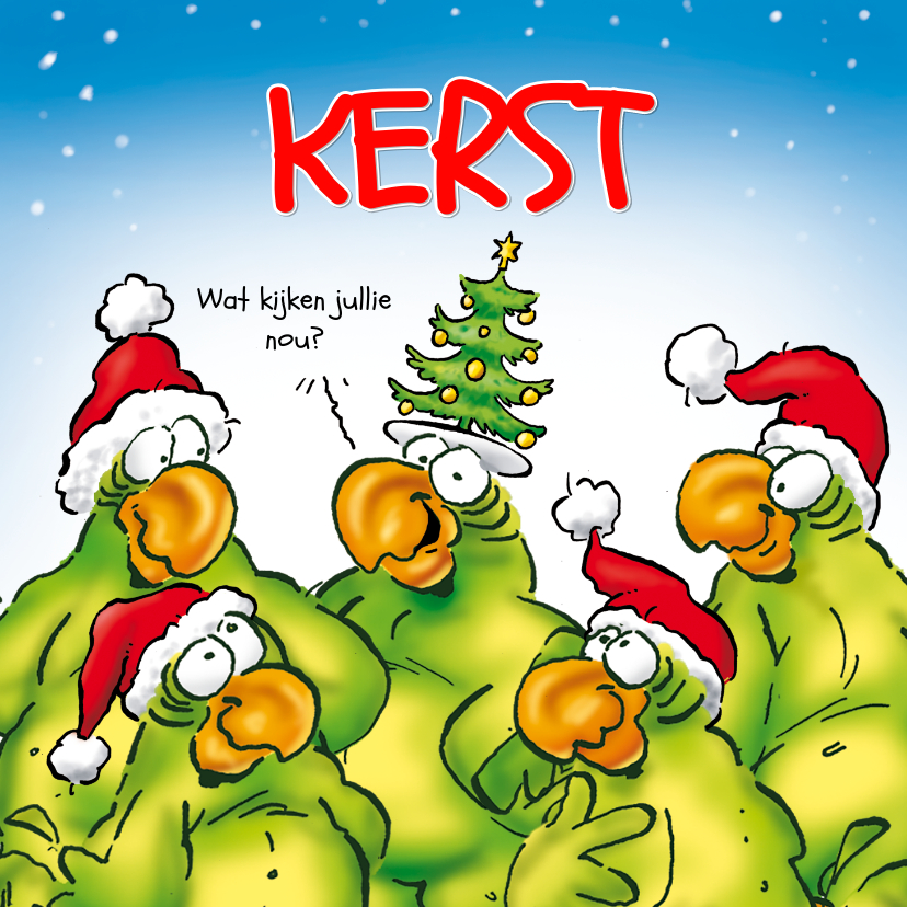 Rocco kerst kerstboomhoed - Kerstkaarten Kerstkaarten - Rocco kerst kerstboomhoed