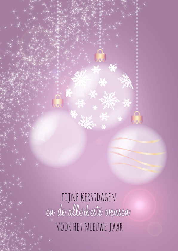 Sprankelende kerst rose - Kerstkaarten Kerstkaarten - Sprankelende kerst rose