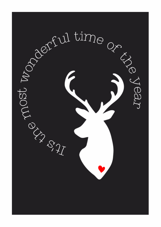 The Most wonderful time - Kerstkaarten Kerstkaarten - The Most wonderful time