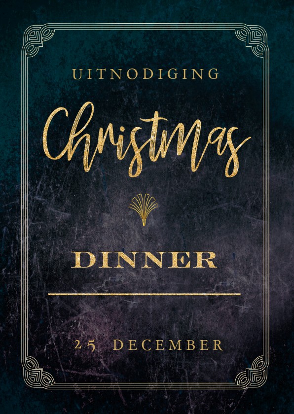 Uitnodiging voor de kerst - Kerstkaarten Kerstkaarten - Uitnodiging voor de kerst