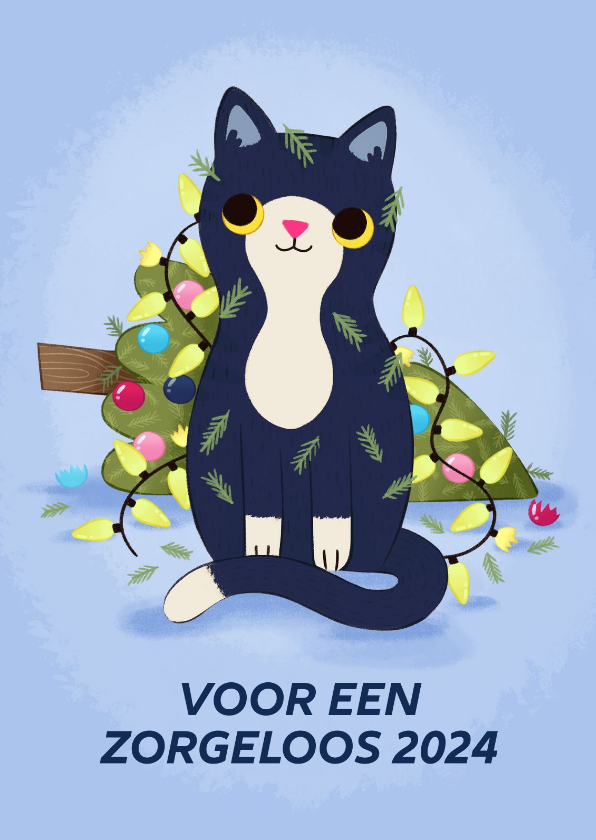 Voor een zorgeloos 2026 - Kerstkaarten Kerstkaarten - Voor een zorgeloos 2026