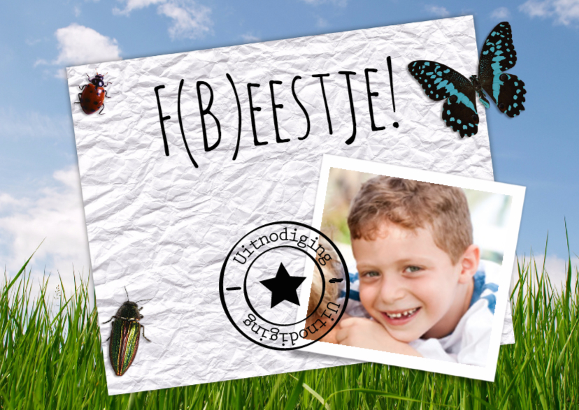 Beestjes uitnodiging-isf - Kinderfeestjes Kinderfeestjes - Beestjes uitnodiging-isf