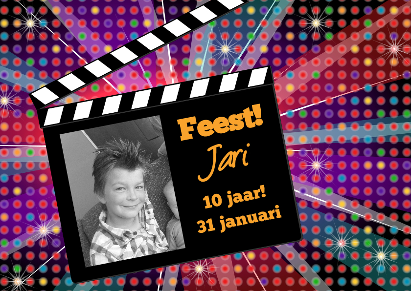 FEEST disco jongens filmster - Kinderfeestjes Kinderfeestjes - FEEST disco jongens filmster