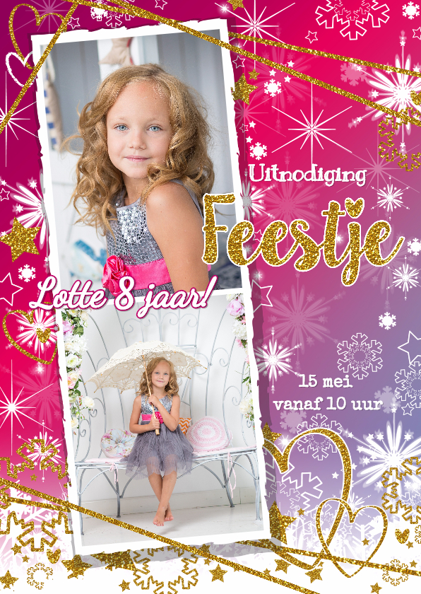 Feestje glitter en glamour foto - Kinderfeestjes Kinderfeestjes - Feestje glitter en glamour foto