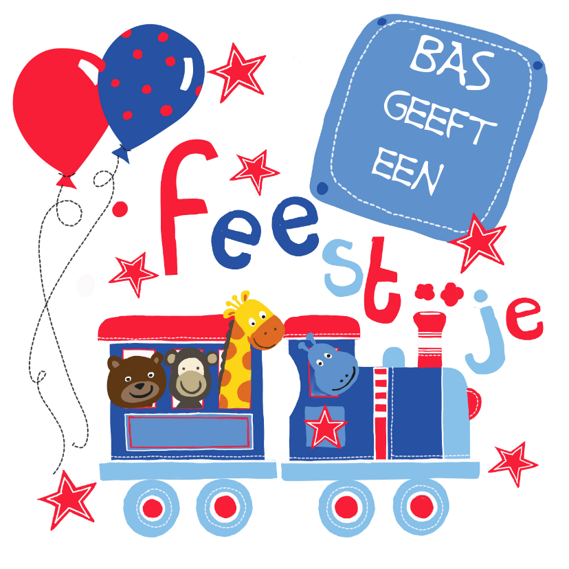 feestje treintje met dieren - Kinderfeestjes Kinderfeestjes - feestje treintje met dieren