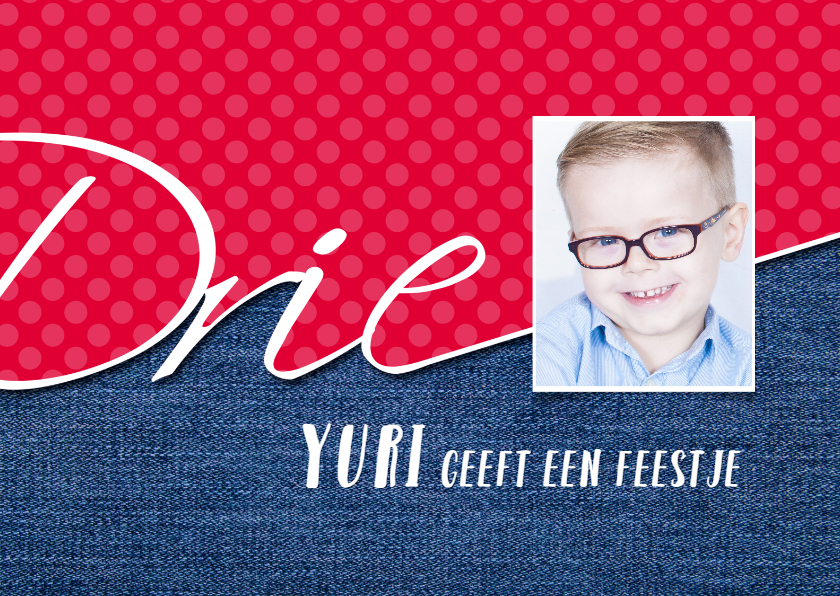geschreven 3 denim dots - Kinderfeestjes Kinderfeestjes - geschreven 3 denim dots