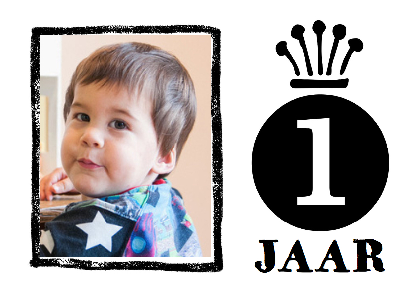 kinderfeestje 1 jaar fotokaart - Kinderfeestjes Kinderfeestjes - kinderfeestje 1 jaar fotokaart