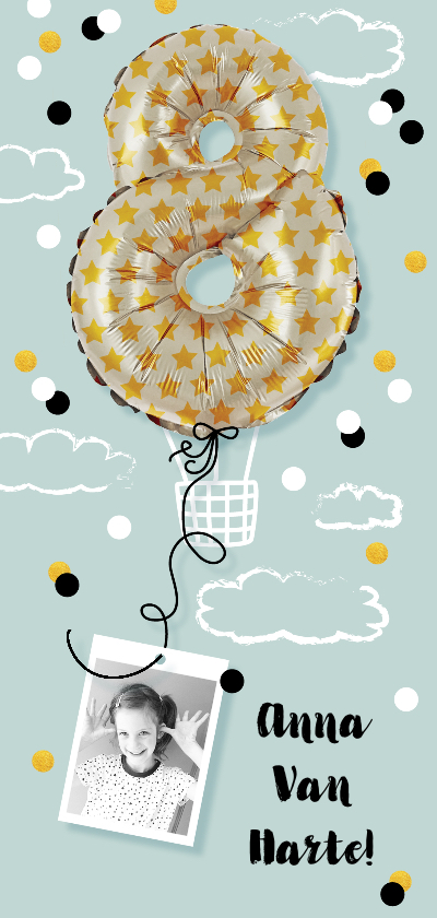 Kinderfeestje acht jaar luchtballon - Kinderfeestjes Kinderfeestjes - Kinderfeestje acht jaar luchtballon