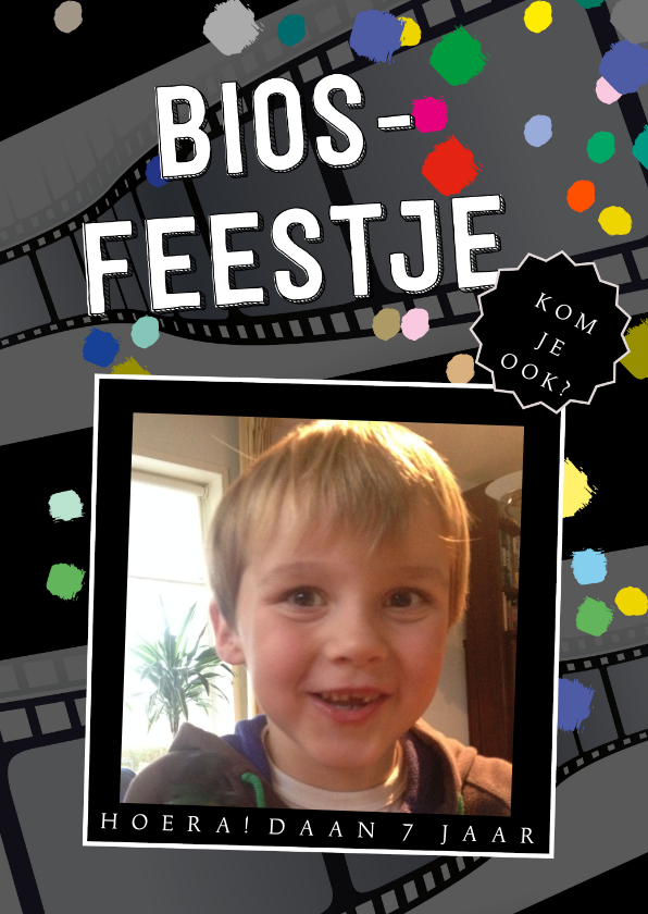 Kinderfeestje bios eigen foto - Kinderfeestjes Kinderfeestjes - Kinderfeestje bios eigen foto