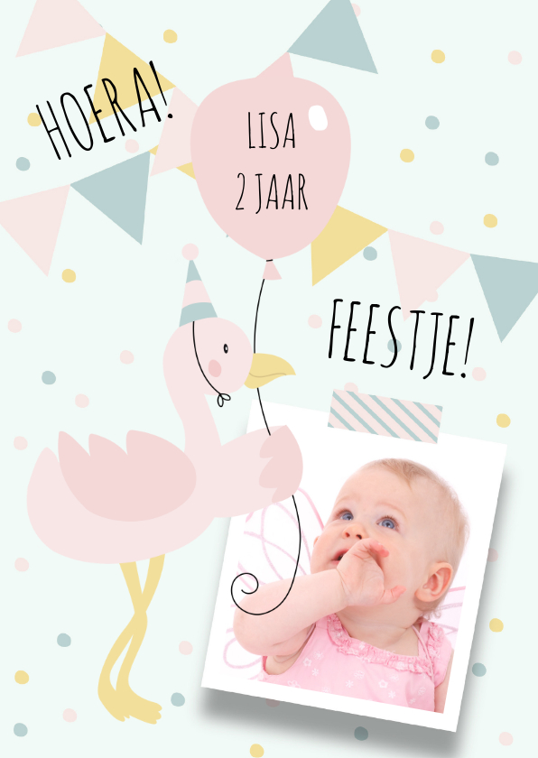 Kinderfeestje flamingo hip foto - Kinderfeestjes Kinderfeestjes - Kinderfeestje flamingo hip foto