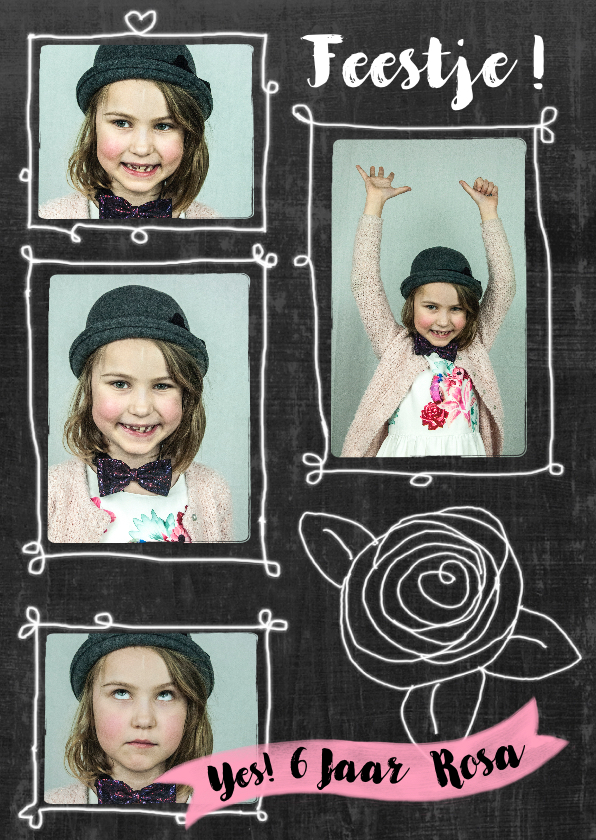 Kinderfeestje hip meisje foto's roos - Kinderfeestjes Kinderfeestjes - Kinderfeestje hip meisje foto's roos