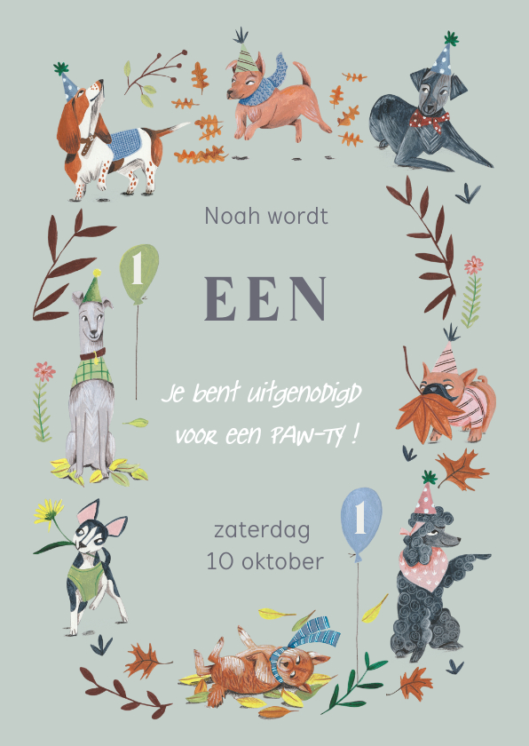 Kinderfeestjes - Kinderfeestje, hondjes PAW-TY!