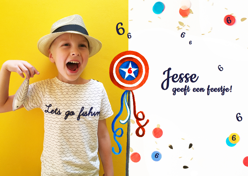 Kinderfeestje jongen confetti - Kinderfeestjes Kinderfeestjes - Kinderfeestje jongen confetti