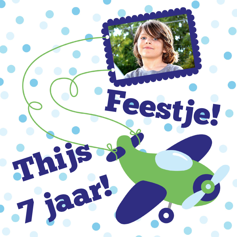 Kinderfeestje jongen vliegtuig foto - Kinderfeestjes Kinderfeestjes - Kinderfeestje jongen vliegtuig foto