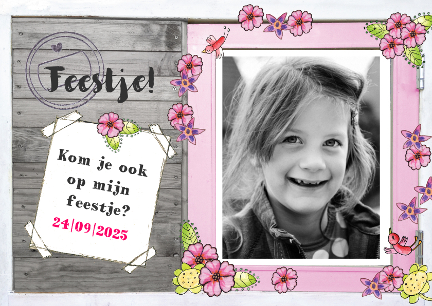 Kinderfeestje meisje foto bloemen - Kinderfeestjes Kinderfeestjes - Kinderfeestje meisje foto bloemen