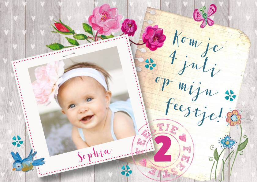Kinderfeestje Meisje xx jaar Hout Foto - Kinderfeestjes Kinderfeestjes - Kinderfeestje Meisje xx jaar Hout Foto