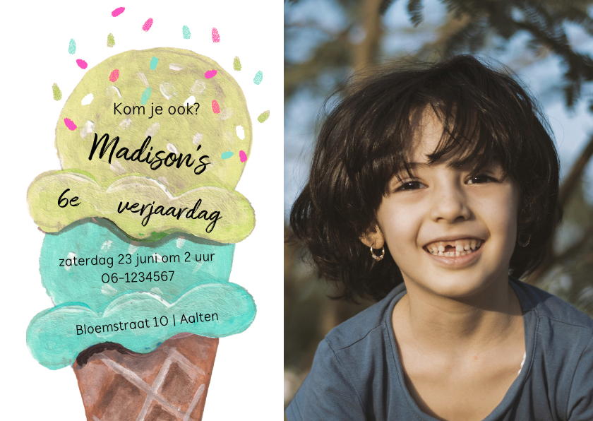 Kinderfeestje met een lekker ijsje - Kinderfeestjes Kinderfeestjes - Kinderfeestje met een lekker ijsje