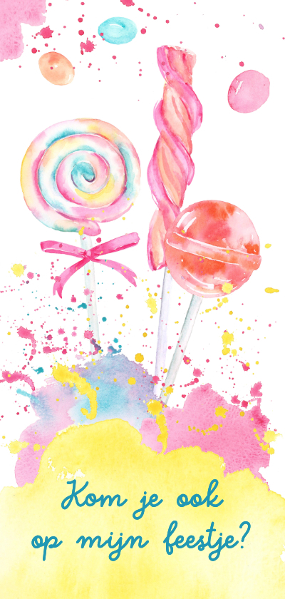 Kinderfeestjes - Kinderfeestje met lolly's en snoepjes