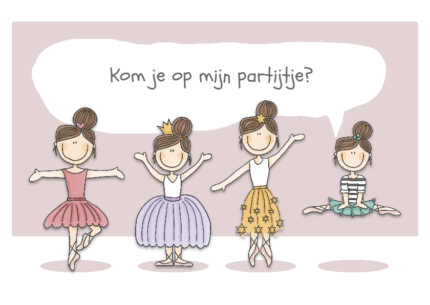 Kinderfeestje partijtje Ballerina - Kinderfeestjes Kinderfeestjes - Kinderfeestje partijtje Ballerina