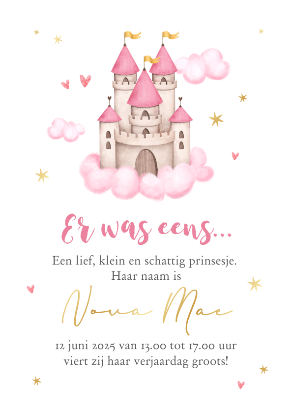 Kinderfeestjes - Kinderfeestje sprookje prinsessen kasteel meisje sterren