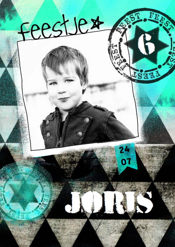 Kinderfeestje stoer graffiti jongen ster - Kinderfeestjes Kinderfeestjes - Kinderfeestje stoer graffiti jongen ster