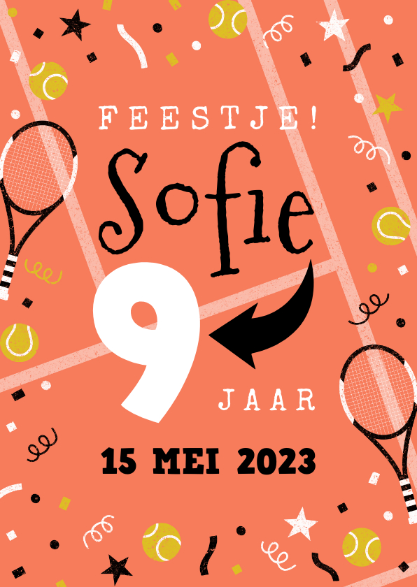 Kinderfeestje tennis thema aanpasbare leeftijd - Kinderfeestjes Kinderfeestjes - Kinderfeestje tennis thema aanpasbare leeftijd
