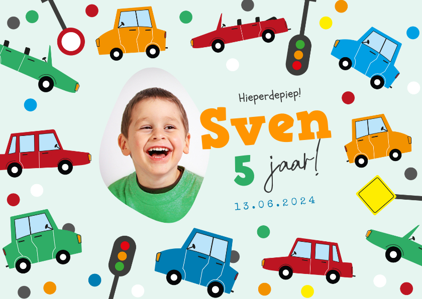 Kinderfeestjes - Kinderfeestje thema auto jongen confetti feestje