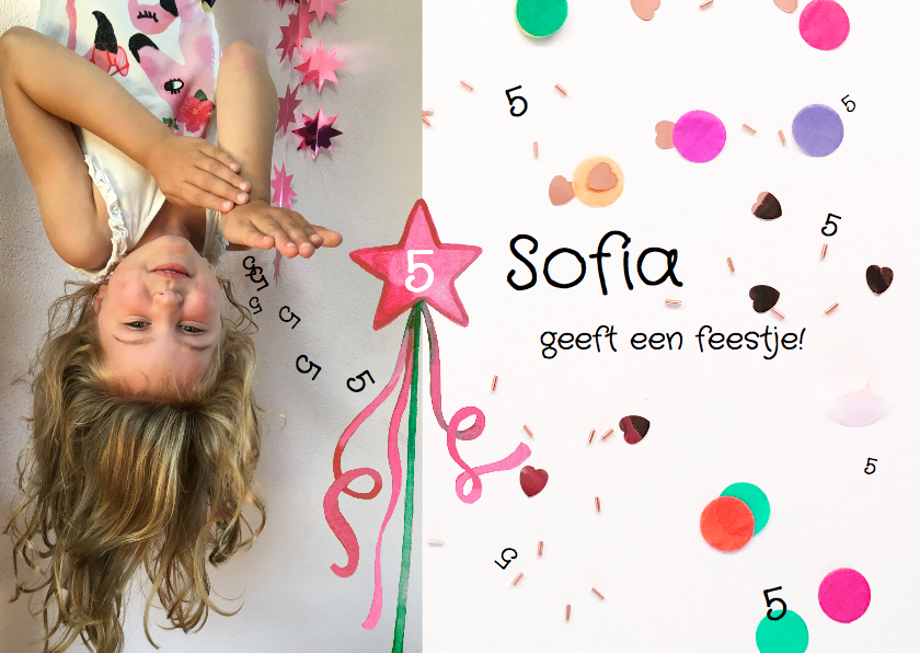 Kinderfeestje toverstaf stip - Kinderfeestjes Kinderfeestjes - Kinderfeestje toverstaf stip