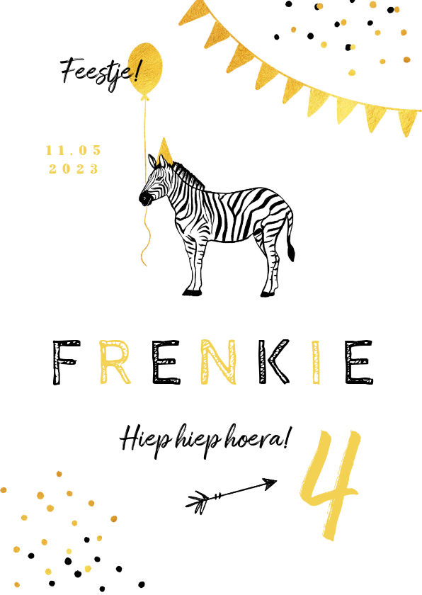 Kinderfeestje uitnodiging dieren zebra feestje confetti - Kinderfeestjes Kinderfeestjes - Kinderfeestje uitnodiging dieren zebra feestje confetti