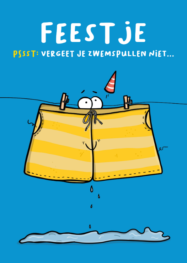 Kinderfeestje vergeet je je zwemspullen niet? - Kinderfeestjes Kinderfeestjes - Kinderfeestje vergeet je je zwemspullen niet?