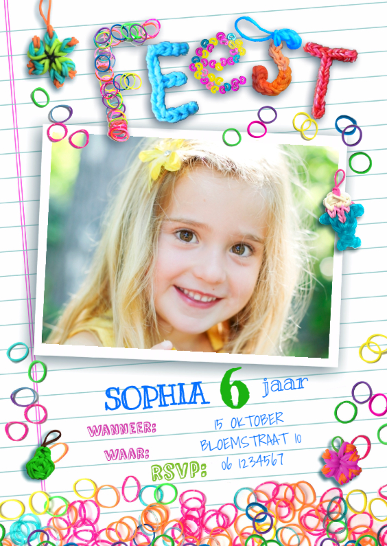 Loom Feestje Party Loomen Fun - Kinderfeestjes Kinderfeestjes - Loom Feestje Party Loomen Fun