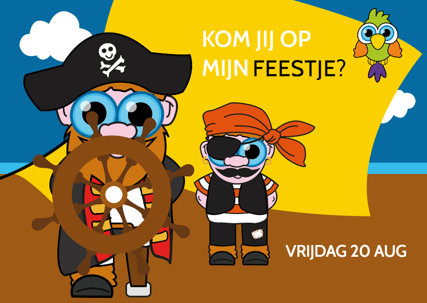 Piratenfeestje jongen - Kinderfeestjes Kinderfeestjes - Piratenfeestje jongen