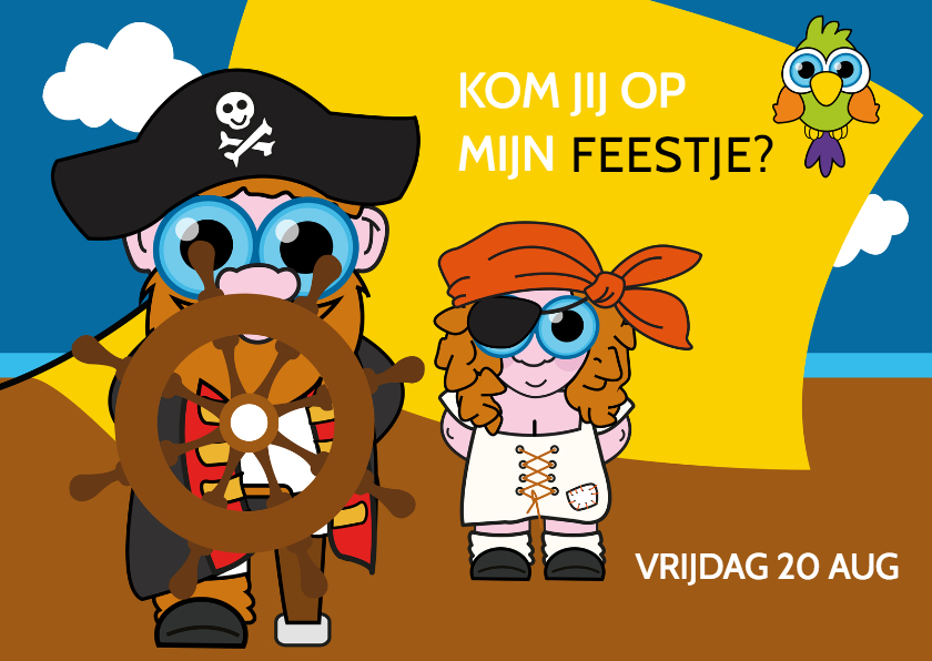 Piratenfeestje meisje - Kinderfeestjes Kinderfeestjes - Piratenfeestje meisje