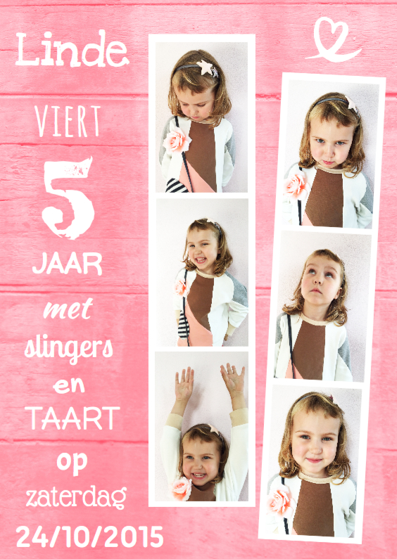 Uitnodiging kinderfeest Linde - Kinderfeestjes Kinderfeestjes - Uitnodiging kinderfeest Linde