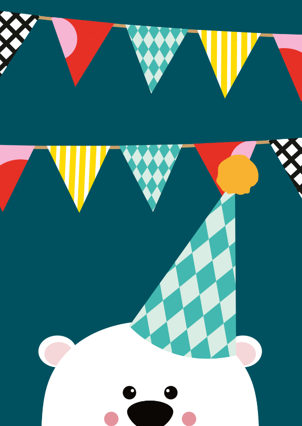 Uitnodiging kinderfeestje beer - Kinderfeestjes Kinderfeestjes - Uitnodiging kinderfeestje beer