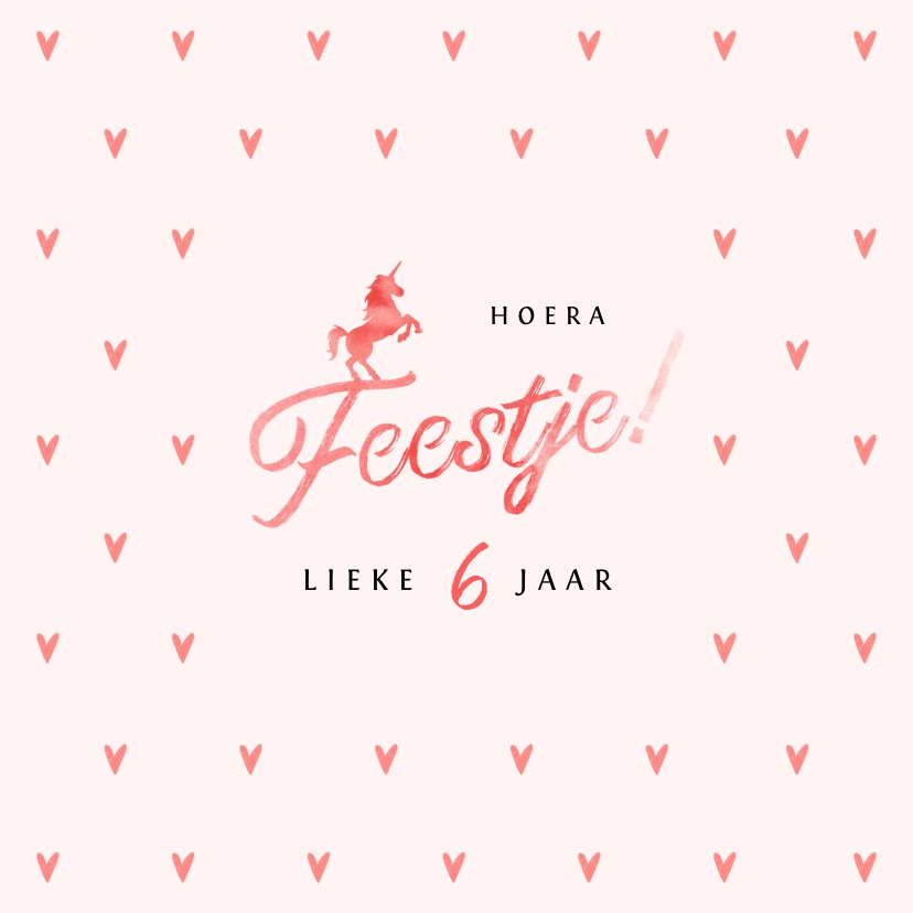 Uitnodiging kinderfeestje lief en stijlvol eenhoorn - Kinderfeestjes Kinderfeestjes - Uitnodiging kinderfeestje lief en stijlvol eenhoorn