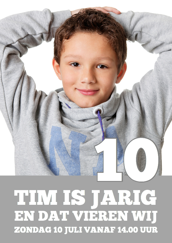 Uitnodiging Magazine Cover 7 - Kinderfeestjes Kinderfeestjes - Uitnodiging Magazine Cover 7