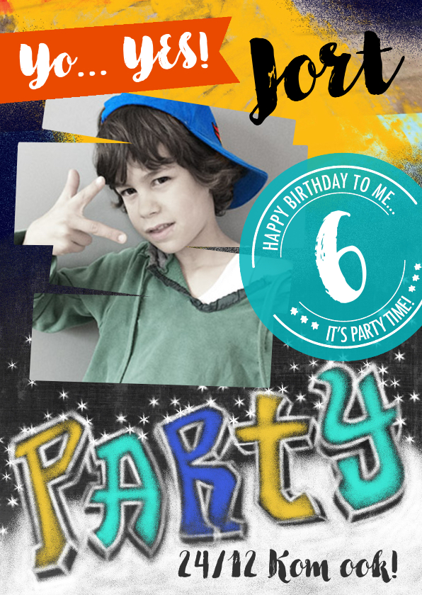 Kinderfeestje graffiti party stoer jongen - Kinderfeestjes Kinderfeestjes - Kinderfeestje graffiti party stoer jongen