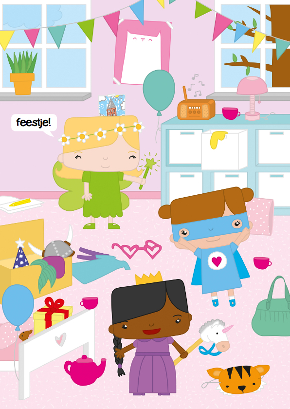 Uitnodiging Verkleedfeestje - Kinderfeestjes Kinderfeestjes - Uitnodiging Verkleedfeestje