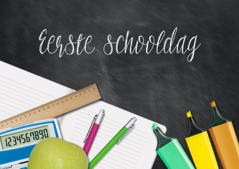 Kinderkaarten - Eerste schooldag