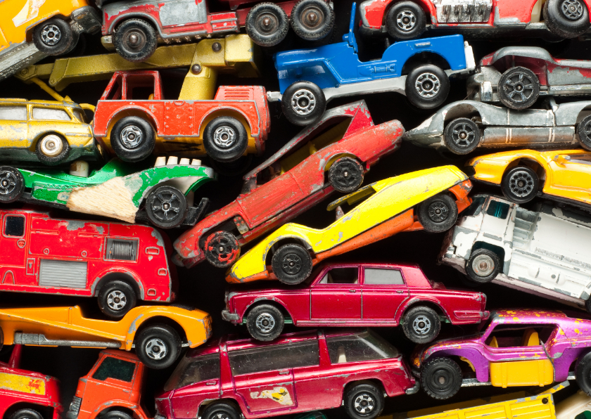 Jongenskaart met autootjes - Kinderkaarten Kinderkaarten - Jongenskaart met autootjes
